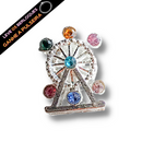 Berloque Separador Roda Gigante - Prata - Áurea Acessórios