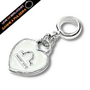 Berloque Pendurado Signo de Libra Resinado - Prata - Áurea Acessórios