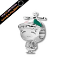 Berloque Separador Filho Menino - Prata - Áurea Acessórios