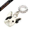 Berloque Bulldog Francês Resinado - Prata - Áurea Acessórios