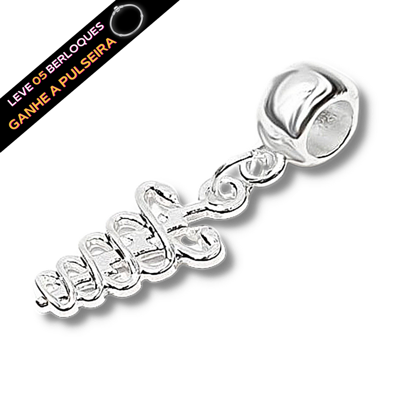 Berloque Pendurado Fisioterapia - Prata - Áurea Acessórios