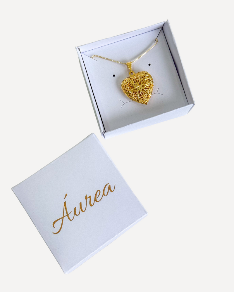 Mini Caixa Áurea para Presente