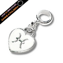 Berloque Pendurado Signo de Peixes Resinado - Prata - Áurea Acessórios