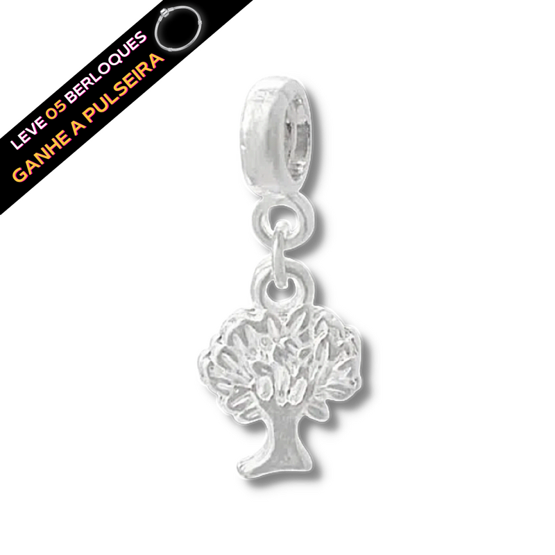 Berloque Pendurado Árvore da Vida - Prata - Áurea Acessórios
