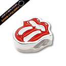 Berloque Separador Rolling Stones - Prata - Áurea Acessórios