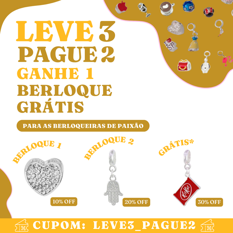 Berloque Pendurado Chapéu Enfermeira - Prata - Áurea Acessórios