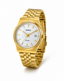 Relógio Feminino Redondo Casio Dourado 30mm