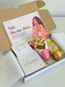 Kit Dia das Mães + Colar Relicário Coração Vazado + Foto Personalizada - Semijoia Banhado em Ouro 18k