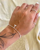 Pulseira Sereia - Semijoia Banhado a Prata