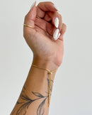 Pulseira Regulável Viagem - Semijoia Banhado em Ouro 18k