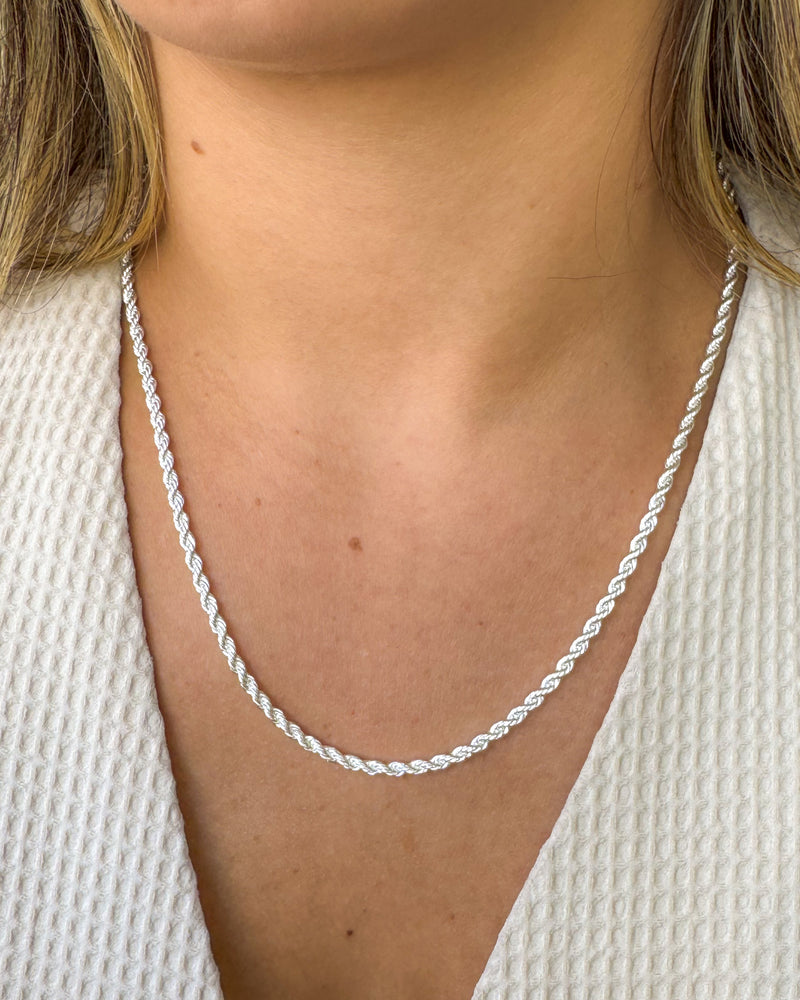 Colar Fio Baiano - Semijoia Banhado a Prata