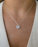 Colar Pingente Viagem - Semijoia Banhado a Prata