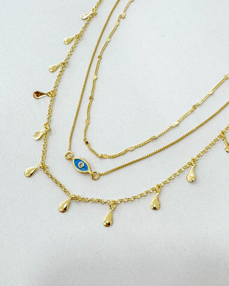 Conjunto de Colares Mistic - Semijoia Banhado em Ouro 18k