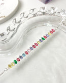 Pulseira Zircônia Navete - Prata - Áurea Acessórios