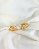 Brinco Cravejado Spider - Semijoia Folheda a Ouro 18k