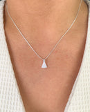 Colar Pingente Nossa Senhora - Semijoia Banhado a Prata