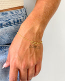 Pulseira Símbolo Infinito - Dourada