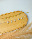 Pulseira Corações Pendurados - Semijoia Banhada a Ouro 18k