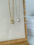 Colar Pingente Filha Passante - Semijoia Banhado em Ouro 18k