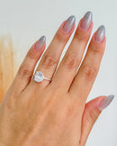 Anel Regulável Hailey - Semijoia Banhado a Prata