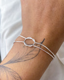 Pulseira Veneziana detalhe Nó - Áurea Acessórios