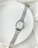 Relógio Feminino Minimalista 25mm Prata