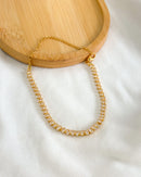 Pulseira Riviera Navete - Semijoia Folheada a Ouro 18k