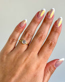 Anel Regulável Solitário Redondo - Semijoia Banhado em Ouro 18k