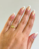 Anel Regulável Base Constelação - Semijoia Banhado em Ouro 18k