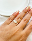 Anel Regulável Base Constelação - Semijoia Banhado a Prata