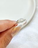 Anel Regulável Base Constelação - Semijoia Banhado a Prata