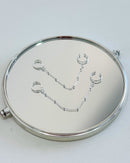 Brinco Earline Bolinhas Veneziana - Semijoia Banhado a Prata