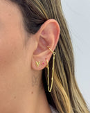 Kit de Brincos Choices Corações - Semijoia Banhada a Ouro 18k