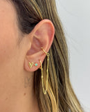 Kit de Brincos Choices Corações - Semijoia Banhada a Ouro 18k