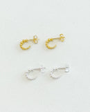 Argolinha Esfera - Semijoia Banhado a Prata