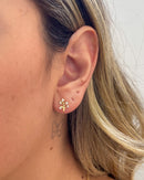 Brinco Mini Árvore da Vida - Semijoia Banhado em Ouro 18k