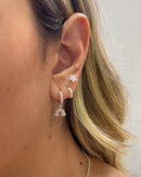 Trio Arco Íris Cravejada - Semijoia Banhado a Prata