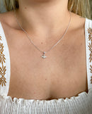 Colar Pingente Abelha - Semijoia Banhado a Prata