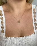 Colar Pingente Sol - Semijoia Banhado em Ouro 18k