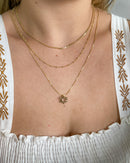 Conjunto de Colares Sol - Semijoia Banhado em Ouro 18k