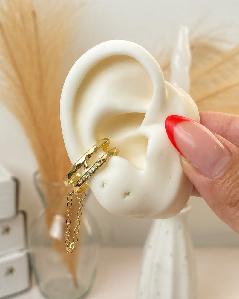 Piercing de Encaixe Correntinha - Áurea Acessórios