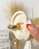 Piercing Fake Tubo Bold - Dourado - Áurea Acessórios