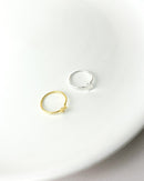 Piercing Argolinha para Helix Daith Estrelinha - Prata - Áurea Acessórios