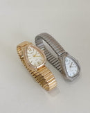 Relógio Feminino Dourado Luxo Cravejado 25mm
