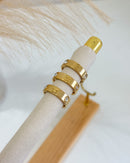 Anel Cart Semijoia em Aço Inox Dourado
