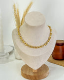 Colar Elos Tiffy - Semijoia Folheada a Ouro 18k