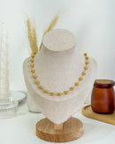 Colar Bolinhas Espaçadas - Semijoia Folheada a Ouro 18k