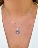 Colar Pingente Nossa Senhora Dupla Face  - Semijoia Folheado a Prata