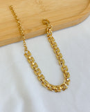Pulseira Malha Relógio - Semijoia Folheada a Ouro 18k