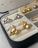 Anel Redondo Abaulado Regulável - Prata - Áurea Acessórios